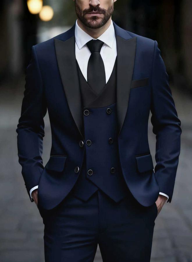 تايك تو طقم بدلة 3 قطع بليزر وفيست وبنطلون - Image 3